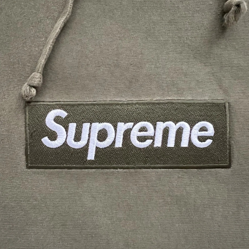 Supreme Box Logo Hoodie - Olive FW11